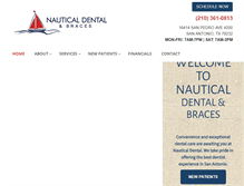 Tablet Screenshot of nauticaldental.com